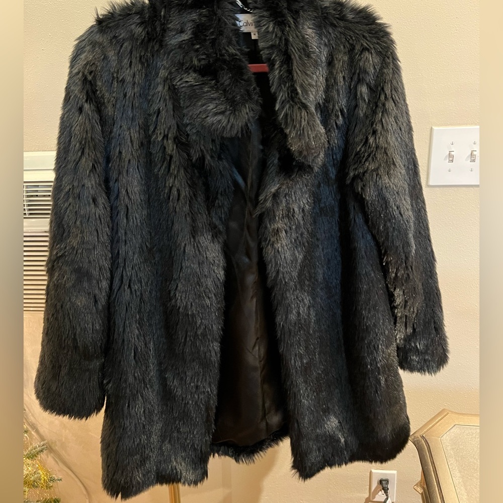 Brand New Faux Fur Coat.